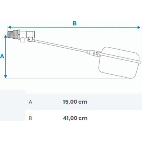 Boia Caixa D Agua Aluminio 3/4/1/2 Fortlev Boia Caixa D Agua Aluminio 3/4/1/2 Fortlev