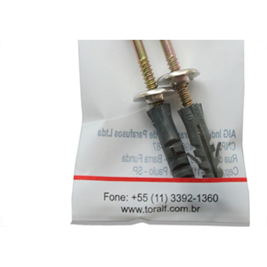 Parafuso P/Vaso Latonado Luxo 2373 B12 C/2