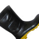 Bota Galocha Crival Preto/Amarelo C.Medio N.37 S/Forro Bota Galocha Crival Preto/Amarelo C.Medio N.37 S/Forro