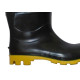 Bota Galocha Crival Preto/Amarelo C.Medio N.37 S/Forro Bota Galocha Crival Preto/Amarelo C.Medio N.37 S/Forro