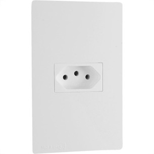 Conjunto Peesa Una Max 1745 1Tomada   2P+T 20A Branco