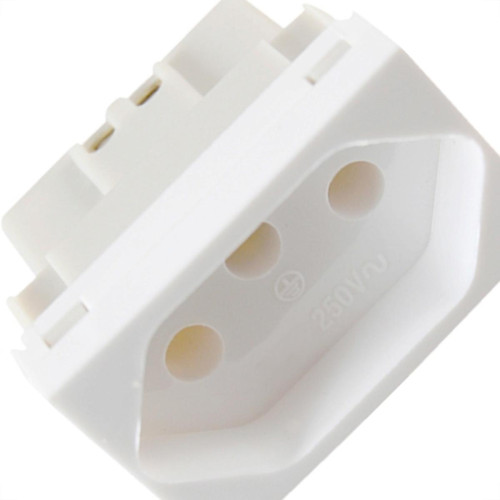 Modulo Peesa Una Max 641 Tomada 2P+T 10A Modulo Peesa Una Max 641 Tomada 2P+T 10A