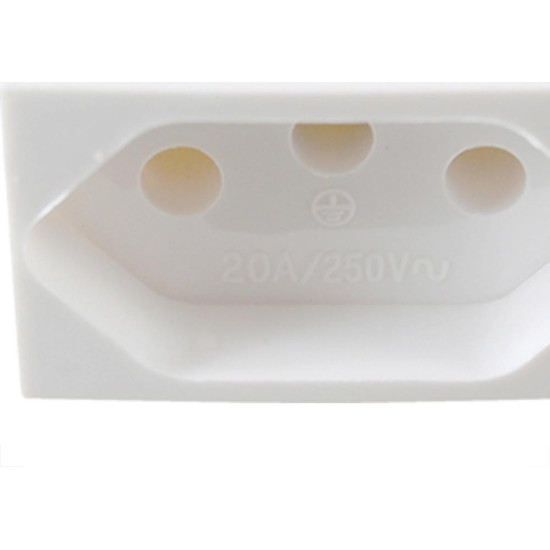Modulo Peesa Una Max 645 Tomada 2P+T 20A Modulo Peesa Una Max 645 Tomada 2P+T 20A