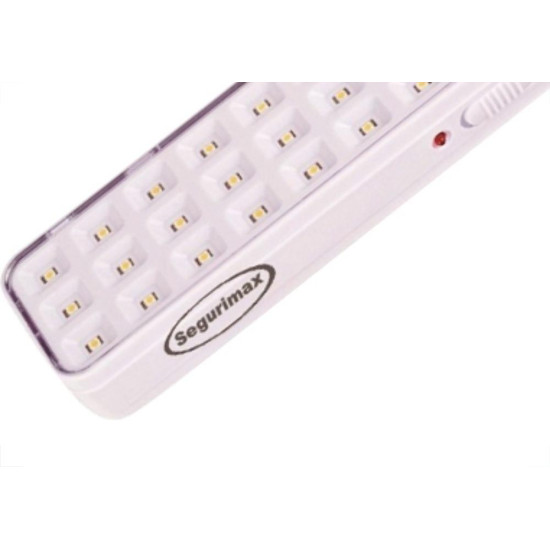 Luminaria Emergencia Bivolt 30 Leds Segurimax Luminaria Emergencia Bivolt 30 Leds Segurimax