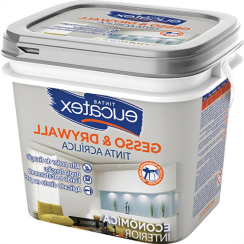 Tinta Eucatex P/Gesso/Drywall Branco Galao 3,6 Litros Tinta Eucatex P/Gesso/Drywall Branco Galao 3,6 Litros