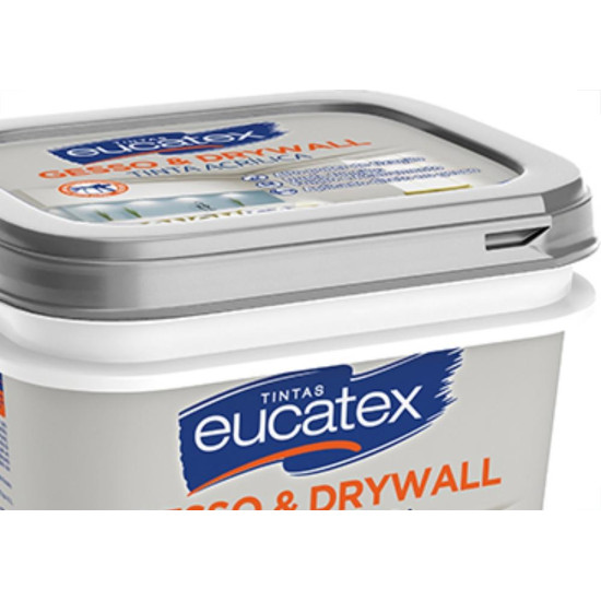 Tinta Eucatex P/Gesso/Drywall Branco Galao 3,6 Litros Tinta Eucatex P/Gesso/Drywall Branco Galao 3,6 Litros