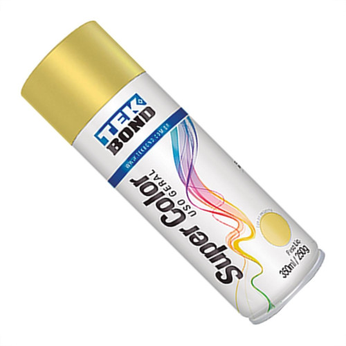 Spray Tekbond Geral Dourado 350Ml Spray Tekbond Geral Dourado 350Ml