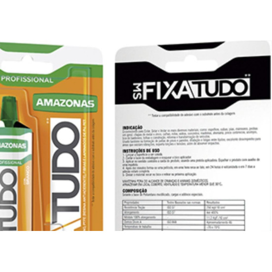 Cola Fixa Tudo Amazonas 85G Cola Fixa Tudo Amazonas 85G