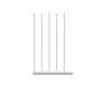 Extensor 25Cm P/Portao Qually Branco