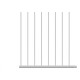 Extensor 40Cm P/Portao Qually Branco Extensor 40Cm P/Portao Qually Branco