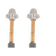 Parafuso P/Vaso Latao B10 Luxo Stylo Unifix - Kit C/20 Unidades Parafuso P/Vaso Latao B10 Luxo Stylo Unifix - Kit C/20 Unidades