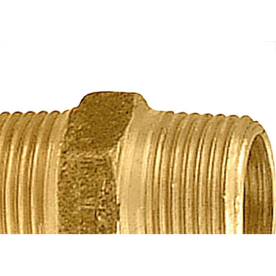 Niple Latao Rosca 3/4 X 3/4 Metais Rei