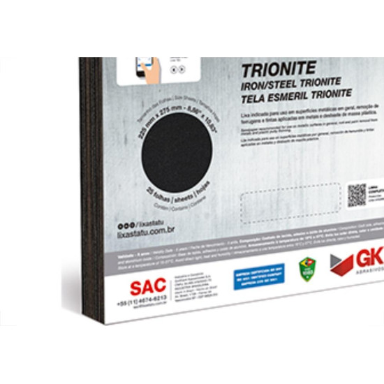 Lixa Tatu Gk Ferro 100 C/25 Lixa Tatu Gk Ferro 100 C/25