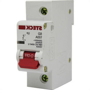 Kit C/4 - Disjuntor Steck Din Unipolar 100A Sd61 C10Ka