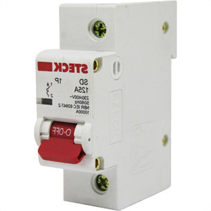 Kit C/4 - Disjuntor Steck Din Unipolar 125A Sd61 C10Ka