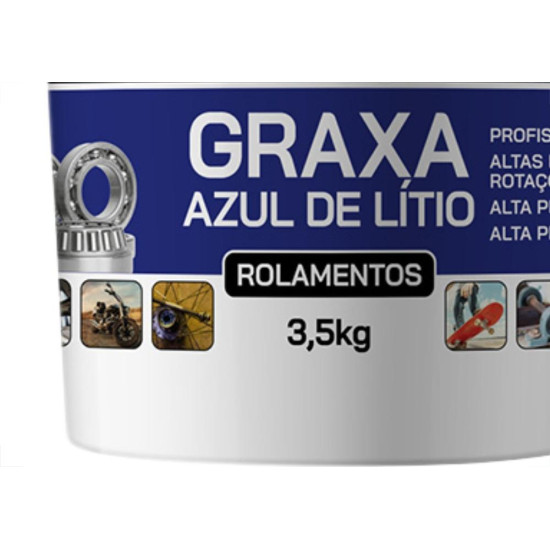 Graxa De Litio Azul D 3,5Kg Pote Garin Graxa De Litio Azul D 3,5Kg Pote Garin