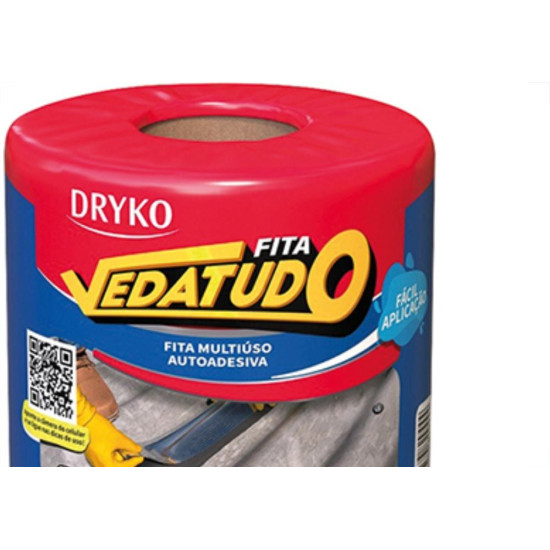 Vedatudo Fita Adesiva Alum 20Cmx10Mt Vedatudo Fita Adesiva Alum 20Cmx10Mt