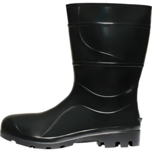 Bota Galocha Crival Preto Cano Medio N.41 S/Forro