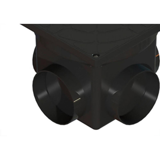 Caixa Mult Inspecao Taf 24X20X24 Preto Caixa Mult Inspecao Taf 24X20X24 Preto