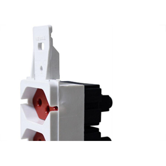 Tomada Transmobil 2 Tomada S/P 20A Vermelho 14054 Tomada Transmobil 2 Tomada S/P 20A Vermelho 14054