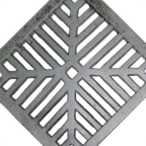Grelha Ferro Fundido P/Ralo 25 X25 Grelha Ferro Fundido P/Ralo 25 X25