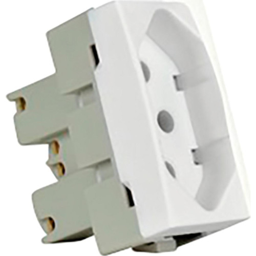 Modulo Margirius Sleek 1Tomada 10A Branco