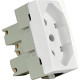 Modulo Margirius Sleek 1Tomada 10A Branco