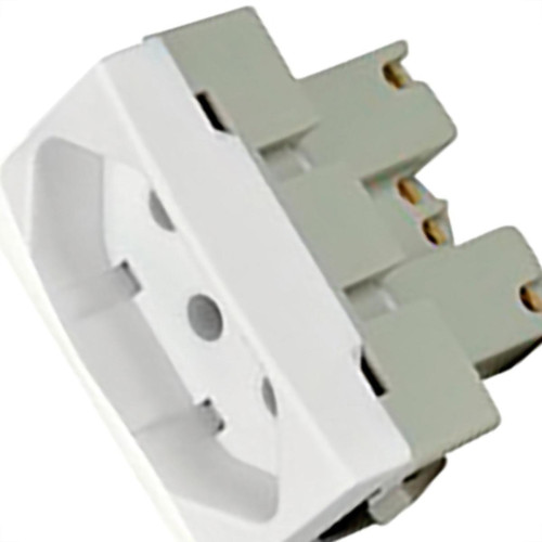 Modulo Margirius Sleek 1Tomada 10A Branco