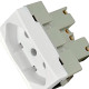 Modulo Margirius Sleek 1Tomada 10A Branco