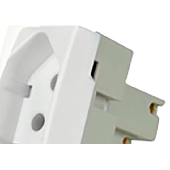 Modulo Margirius Sleek 1Tomada 10A Branco