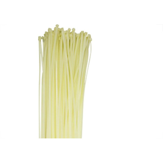 Abracadeira Nylon Brasfort 4,8X450 Branco C/100 Abracadeira Nylon Brasfort 4,8X450 Branco C/100