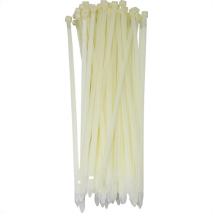 Abracadeira Nylon Brasfort 7,6X350 Branco C/50