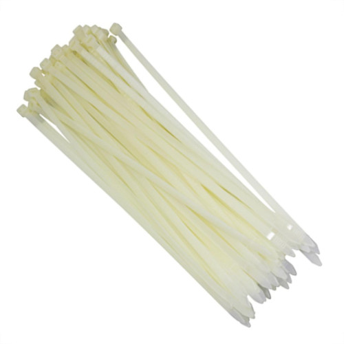 Abracadeira Nylon Brasfort 7,6X350 Branco C/50 Abracadeira Nylon Brasfort 7,6X350 Branco C/50