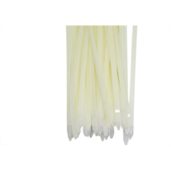 Abracadeira Nylon Brasfort 7,6X350 Branco C/50 Abracadeira Nylon Brasfort 7,6X350 Branco C/50