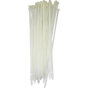 Abracadeira Nylon Brasfort 7,6X400 Branco C/50