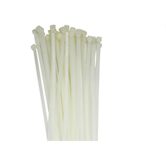 Abracadeira Nylon Brasfort 7,6X400 Branco C/50