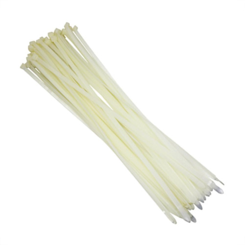 Abracadeira Nylon Brasfort 7,6X500 Branco C/50 Abracadeira Nylon Brasfort 7,6X500 Branco C/50