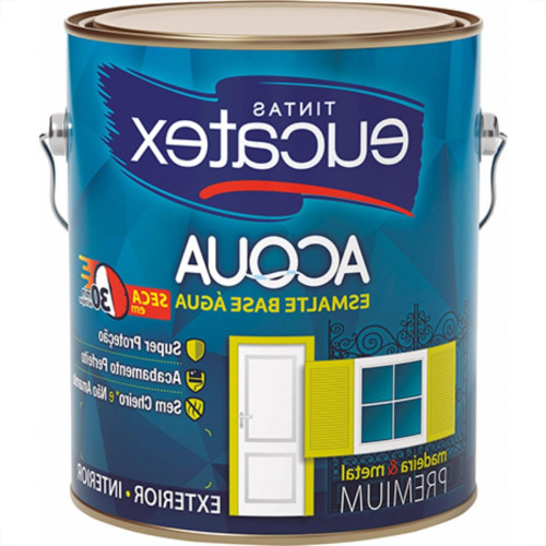 Tinta Esmalte. Base Agua Galao 3,6 Litros Eucatex Branco Tinta Esmalte. Base Agua Galao 3,6 Litros Eucatex Branco