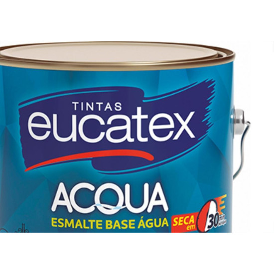 Tinta Esmalte. Base Agua Galao 3,6 Litros Eucatex Branco Tinta Esmalte. Base Agua Galao 3,6 Litros Eucatex Branco