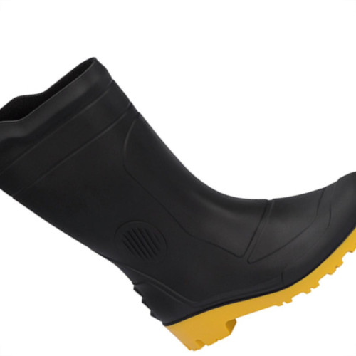 Bota Galocha Grendene Preto/Amarelo C.Medio N.43 S/Forro