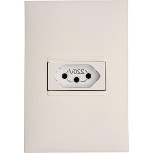 Conjunto Pial Plus+ Branco 1 Tomada 20A 5081Bc