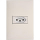 Conjunto Pial Plus+ Branco 1 Tomada 20A 5081Bc
