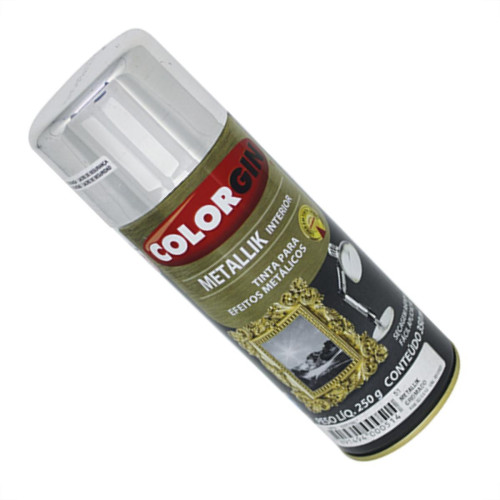 Spray Colorgin Metallik Cromado 350Ml Spray Colorgin Metallik Cromado 350Ml
