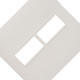 Espelho Placa Pial Plus+ Branco 4X4 2Mod.Horz 618511Bc