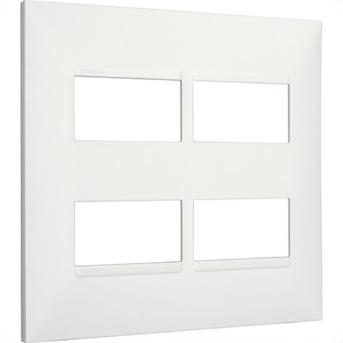 Espelho Placa Pial Plus+ Branco 4X4 4Mod.Dist 618514Bc