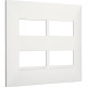 Espelho Placa Pial Plus+ Branco 4X4 4Mod.Dist 618514Bc