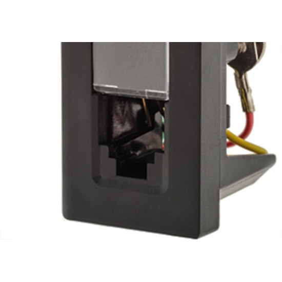 Modulo Pial Plus+ Preto 1Tomada  Rj11 4F 5010Pt