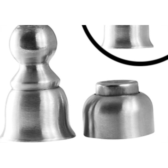 Fixador De Porta Magnetic Inox Silvana Fixador De Porta Magnetic Inox Silvana