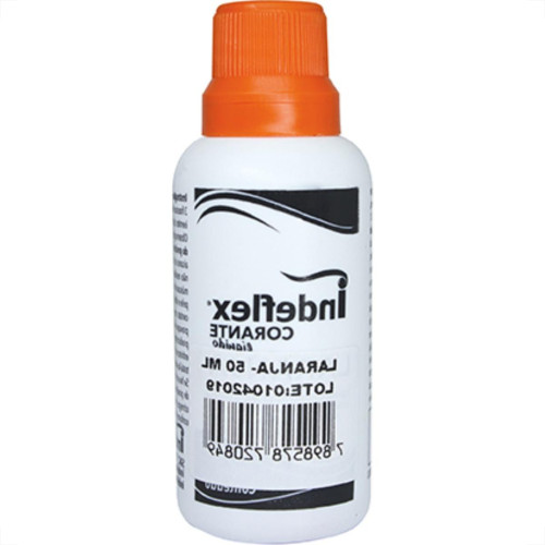 Corante Indeflex Laranja 50Ml - Kit C/12 Unidades