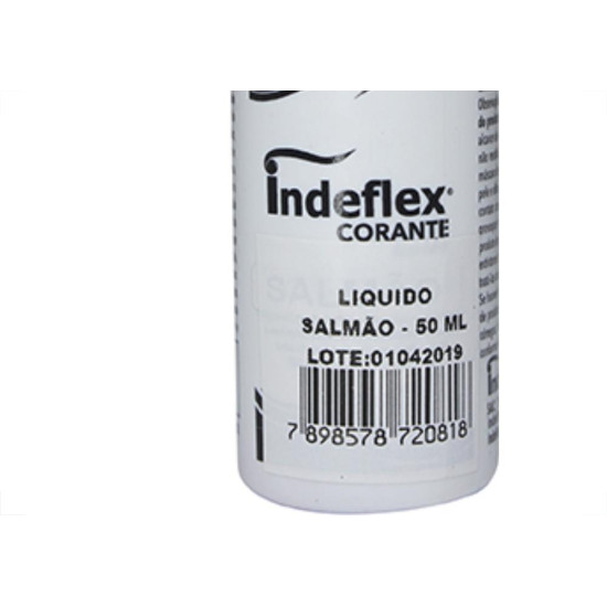 Corante Indeflex Salmao 50Ml - Kit C/12 Unidades